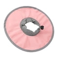 thumbnail image 4 of Cat Recovery Collar, Soft Edges Prevent Licking Adjustable Pet Post Surgery Collar Polyester Material Waterproof Easy Cleaning Lightweight  For Wound Healing Light Blue,Pink,Fruit, 4 of 8