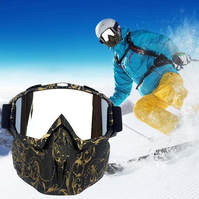 tumgatte Snow Goggles Motorcycle Helmet Goggles Mask Outdoor Riding Windproof Goggles Up to 60% off