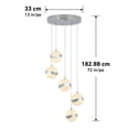 thumbnail image 4 of Artika Wavey 5 LED Integrated Pendant, 4 of 8