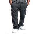 thumbnail image 4 of Pantalon de Survêtement Uni pour Homme Style Décontracté Pantalon Cargo, 4 of 5