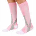 thumbnail image 2 of Unisex Compression Knee Leg Support Stretch Magic Compression Socks Performance Running Sports - 3 Sizes - 4 Colors, 2 of 6