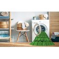 thumbnail image 2 of Ahgly Company Tapis d'Intérieur Lavables à la Machine, Carrés, Transitionnels, Verts, Tapis de Zone, 3 Pieds Carré, 2 of 7