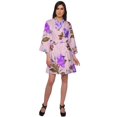 thumbnail image 2 of Moomaya Printed Kimono Robe For Girls Crossover Bathrobe Kimono Women Bathrobe, 2 of 5