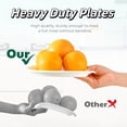 thumbnail image 3 of Sectional Microwave Paper Plates,OasisSN 10 Inch 100 Pack Party Plates 3-Compartment Paper Plates Divided Compostable Disposable Platter for Party,Buffet,Big Game, 3 of 7