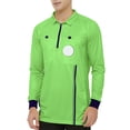 thumbnail image 1 of TOPTIE Chandail d'Arbitre Officiel de Soccer pour Homme à Manches Longues USSF Pro Uniforme-Vert-3TG, 1 of 8