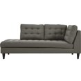 thumbnail image 5 of Modway Empress Upholstered Polyester Fabric Left Facing Chaise in Granite, 5 of 5