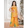 thumbnail image 4 of DWEEP SARA Ensemble de Sharara Jaune à Imprimé Floral Festif pour Filles – 8-10 Ans(30), 4 of 7