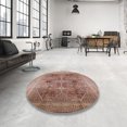 thumbnail image 3 of Ahgly Company Indoor Rectangle Mid-Century Modern Chestnut Red Oriental Area Rugs, 5' x 7', 3 of 6