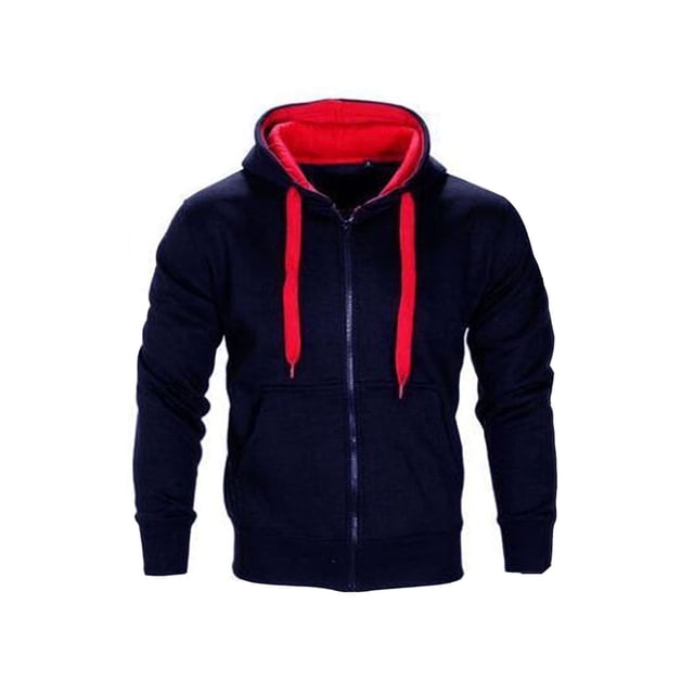 UKAP Ensemble de Survêtement à Manches Longues pour Hommes Sweat à Capuche Color Block Ensemble de Jogging de Gym Style-E TG