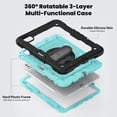 thumbnail image 2 of XYX For iPad Pro 11 inch Case 2024 (M4), 360 Rotating Shockproof Cover with Stand, Screen Protector, Shoulder Strap, Sky Blue PC, 2 of 7