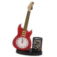 thumbnail image 2 of Vintage Desk Clock, Thick Pointers Guitar Shape Mechanical Alarm Clock  For Bedroom, 2 of 8