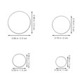 thumbnail image 5 of 80pcs Earrings Beading Ring Earring Circle Charms Round DIY Pendant Frame, 5 of 5