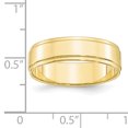 thumbnail image 3 of 10K Yellow Gold 6mm Flat with Step Edge Band Size 10, 3 of 3