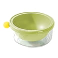 thumbnail image 1 of Small Plastic Dish Drainer Basket, 7x6x3in Reusable BPA-Free Organizer for Veggies Utensils, Space Saving Kitchen Drying Rack (Green), 1 of 6