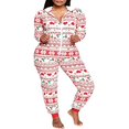 thumbnail image 1 of Pyjamas de Noël pour Femmes, Vêtements de Nuit à Capuche, 1 of 4