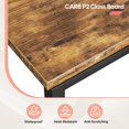 thumbnail image 4 of Bestier 95.2 inch L-Shaped Computer Desk with Monitor Stand Rustic, 4 of 6