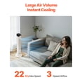 thumbnail image 3 of VEVOR 40" Oscillating Tower Fan 9H Timer 22 ft/s High Velocity with Remote Control, 3 of 9