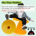 thumbnail image 5 of Chaise Pivotante Sensorielle Gyro, Chaise pour Enfants Autistes Rotative à 360°, Base Antidérapante Orange, 5 of 5