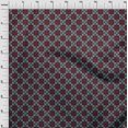 thumbnail image 3 of oneOone Viscose Jersey Fabric Geometric & Floral Block Print Sewing Fabric BTY 60 Inch Wide, 3 of 5