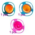 thumbnail image 1 of Baby Gyro Bowl 360 Degree Rotation Spill Resistant Kids Feeding Dish Bowl, 1 of 6