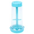 thumbnail image 1 of Flour Sieve Handheld Cooking Kitchen Icing Sugar Wide Plastic Semi-automatic Handheld Cooking Mouth Plastic Baking Tool Cup-Shaped Large Capacity Colanders for Home Blue, 1 of 9