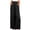 Black, variant on Yuyuzo Womens Wide Leg Pants Solid Color Elastic Waist Drawstring Casual Long Pants Ladies Loose Breathable Lounge Pants