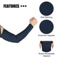 thumbnail image 3 of Unique Bargains 1 Pair Reduce Joint Pain Arm Elbow Compression Sleeve L Size Dark Blue, 3 of 7