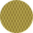 thumbnail image 1 of Ahgly Company Machine Washable Indoor Round Transitional Dark Yellow Green Area Rugs, 5' Round, 1 of 7