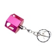 thumbnail image 3 of Guardoinrt Pool Cue Chalk Holder Keychain Portable Pink Case Carrying Chalk Compact Aluminum Pink 3x8.7cm, 3 of 6