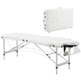 thumbnail image 1 of HOMCOM 3 Section Foldable Massage Table Professional Salon Facial Couch Bed, 1 of 10