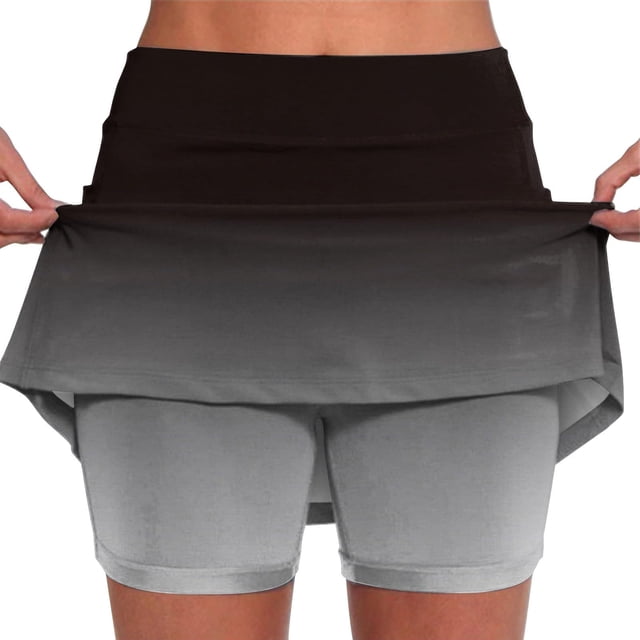 FNFYFH Liquidation Shorts d'Été pour Femmes Confortables Doux Coupe Ample Unis Shorts en Coton, Gris