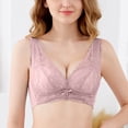 thumbnail image 2 of Harpily 2025 Bra Bra For Womens Underwire Bra Lace Floral Bra Unlined Unlined Plus Size Full Coverage Bra, 2 of 6
