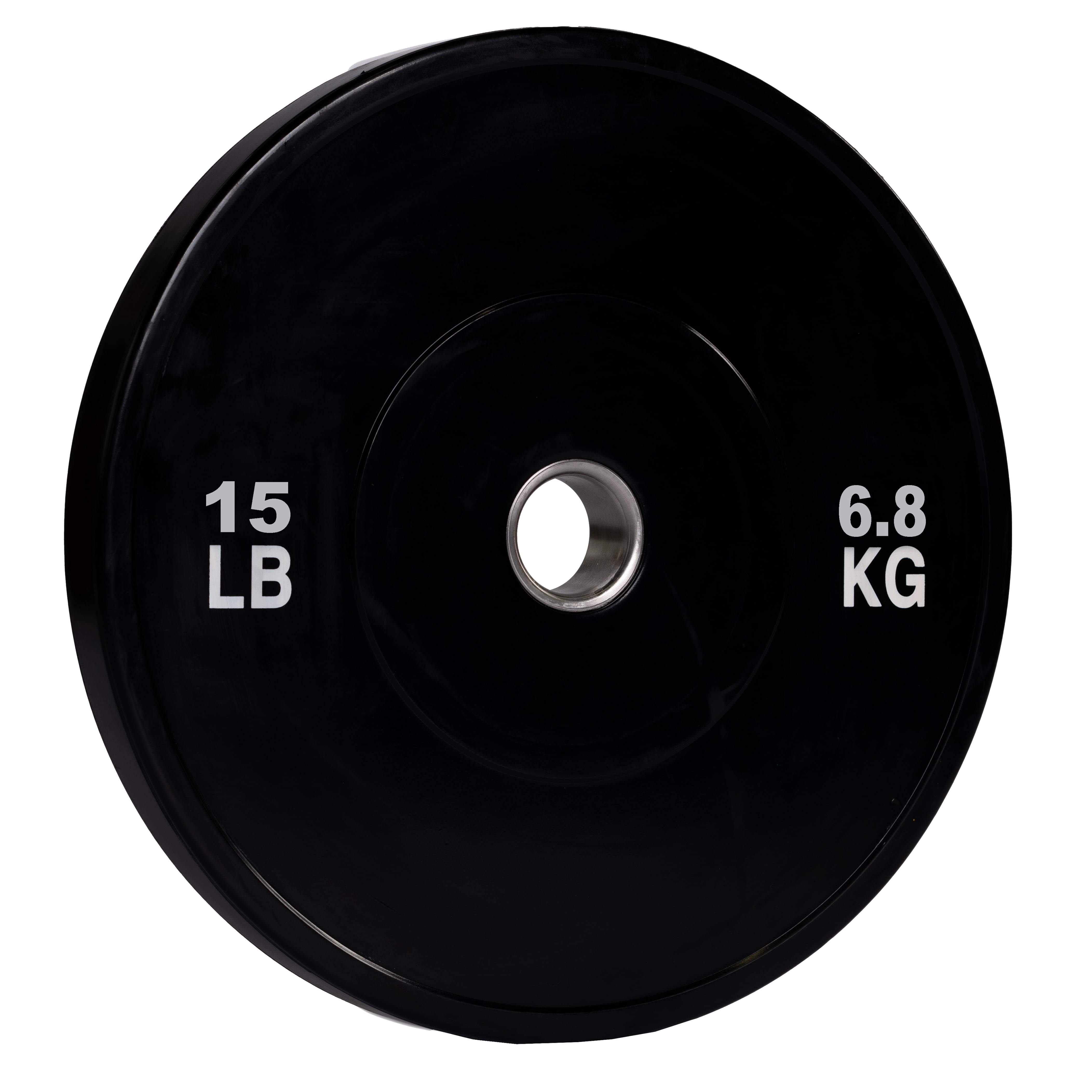 PRISP Olympic Bumper Weight Plate - Rubber Plate for 2 Inch Olympic Barbell with Steel Insert; Pairs, Sets and Single Plates Available