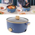 thumbnail image 3 of Electric Cooker Hot Pot Electric Pot 3 Speed Control Pan Portable 2.5L 800W Oven Cooker with Pan Pan for Mini Pancake Maker, 3 of 8