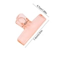 thumbnail image 4 of Sentmoon Plastic Clips Plastic Clip Transparent Dovetail Clip Data Clip Study Office Supplies Long Tail Clip Small Bills Clip Small Size Transparent Clip Food Clip, 4 of 7