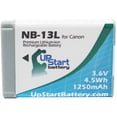 thumbnail image 2 of 2x Pack - Canon NB-13L Battery Replacement - For Canon NB-13L Digital Camera Battery (1250mAh, 3.6V, Lithium-Ion), 2 of 4