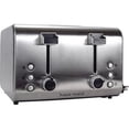 thumbnail image 1 of Coffee Pro CFPOG8590 Stainless Steel Haus-Maid 4-Slice Toaster, Gray, 1 of 4