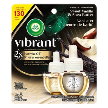 AIR WICK® HUILE PARFUMÉE - Recharge - Vibrant™ Vanille douce et beurre de karité
