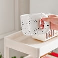 thumbnail image 3 of 3 Tier Slim Storage Cart, Rolling Utility Cart With Wheels, Bathroom, Kitchen, Laundry Room Organizer   White, 3 of 8