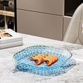 thumbnail image 2 of 1 PCS Plastic Serving Trays With Base For Party Dinner Plates Dishwasher Plastic Plates Reusable Plates For Kitchen Or Camping, 2 of 6