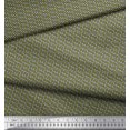 thumbnail image 2 of Soimoi Satin Silk Fabric Diamond & Cross Sign Shirting Printed Fabric 1 Yard 42 Inch Wide, 2 of 3