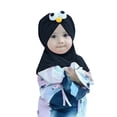 thumbnail image 1 of XZNGL Kids Toddler Infant Baby Cartoon Muslim Head Wrap Modesty Turban Cap Bonnet Hat, 1 of 9