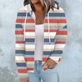 thumbnail image 4 of Zip Up Pull à Capuche pour Femmes 50 % de Réduction en Liquidation Blouse Imprimée Mode Manches Longues Hauts Sweat-Shirt Poches à Capuche, 4 of 7