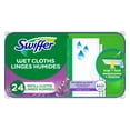 thumbnail image 1 of Swiffer Sweep + Mop, Wet Pads Refill, Floor Cleaner, Cleaning Cloths, Lavender, 24 Count, 1 of 11