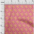 thumbnail image 1 of oneOone Cotton Cambric Fabric Floral Block Printed Craft Fabric BTY 56 Inch Wide, 1 of 4