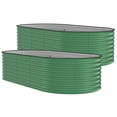 thumbnail image 4 of Galvanized Steel Raised Garden Bed – 8x4x2ft Heavy Duty Planter Box, Rust-Resistant, Ergonomic Elevated Open-Bottom, Tool-Complimentary Assembly for Vegetables, Flowers & Fruits, 4 of 8