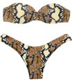 thumbnail image 1 of Women Summer Two-piece Bikini Set Push-up Padded Tube Top Triangle, 1 of 6