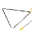 thumbnail image 4 of Musical Steel Triangle Percussion Instrument with Striker and Mallet Holder Gift for Kids to Learn and Enjoy Fun, 4 of 7