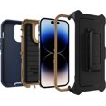 thumbnail image 3 of OtterBox Defender Series Pro Case pour Apple iPhone 14 Pro - Chaussures en Suède Bleu, 3 of 7