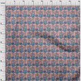 thumbnail image 3 of oneOone Georgette Viscose Fabric Leaves & Floral Block Print Fabric By Yard 42 Inch Wide, 3 of 5